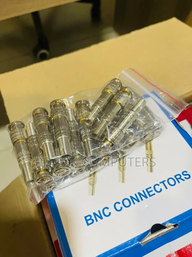 10 Pack BNC Male Connector for RG-59 Coaxial Cable - 1