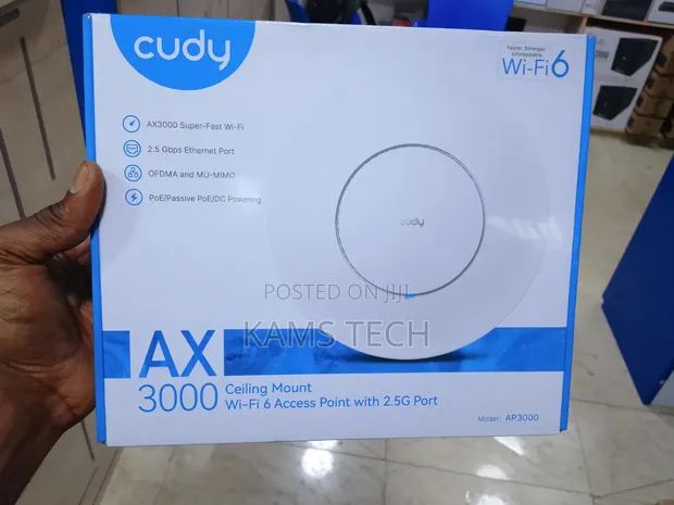 Cudy AP3000 Wi-Fi 6 Ceiling Access Point - 1