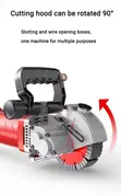Wall Chaser and Cutting Machine (4500W) 2-in-1 with Water Pump - 3