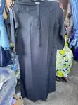 All Black Unisex Jalabiya - 3