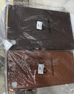 Samsung Galaxy Tab A7/A8 Cover - Brown Leather