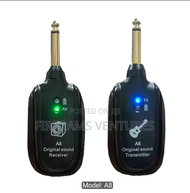 Wireless Guitar Pickup System Transmitter & Receiver - 1