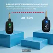 Wireless Guitar Pickup System Transmitter & Receiver - 5
