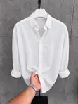 Quality Linen Cotton Shirts - 5