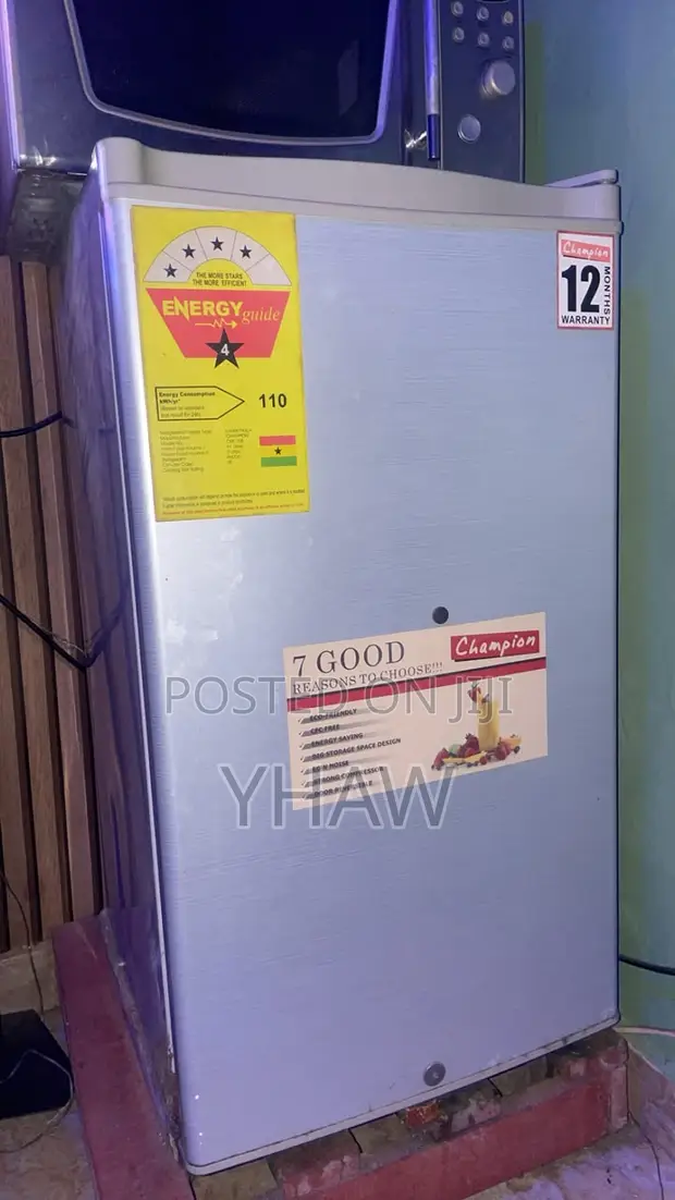 Champion Refrigerator - Silver, 1 Door - 1