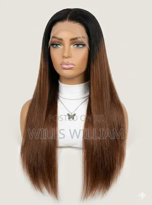 22" Straight Human Hair Wig - 200% Density HD Lace