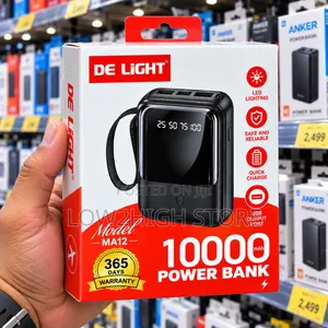 DE LIGHT MA12 10,000mAh Power Bank