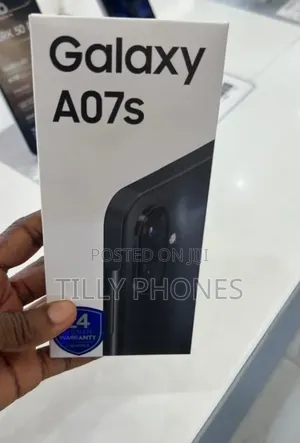 New Samsung Galaxy A07s 64GB Black