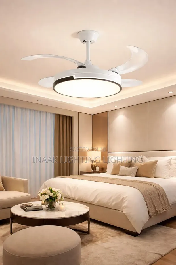 Smart 2-in-1 Retractable Fan Light - 1