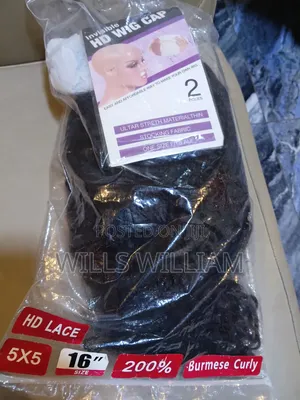 16-inch Burmese Curly Wig - 200% Density HD Lace