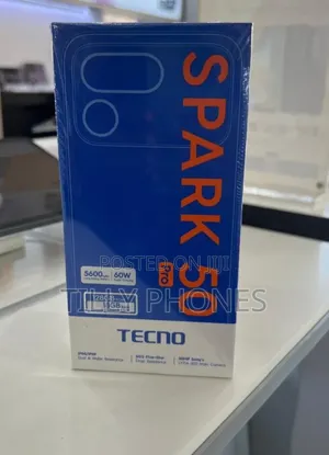 New Tecno Spark 50 Pro 256GB Black