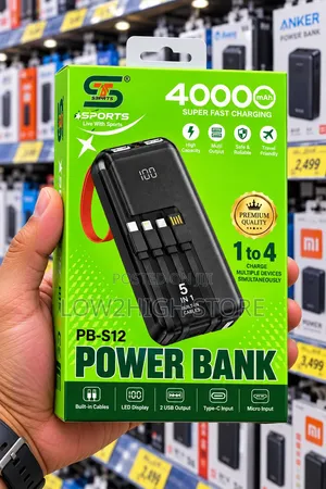 Sports PB-S12 40,000mAh Super Fast-Charging Power Bank