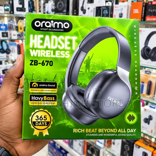 Oraimo ZB-670 Wireless Over-Ear Headphones - 1