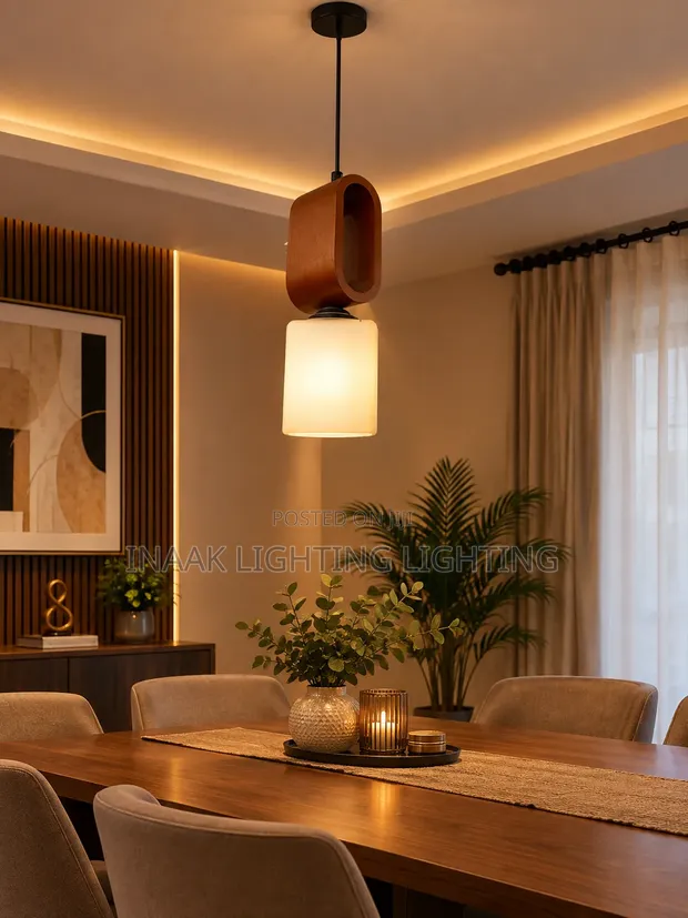 Nordri Wood Loop Pendant Light - 1