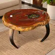 Luxywoods Live Edge Epoxy Coffee Table - 1