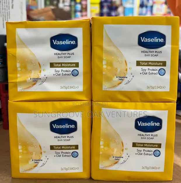 Vaseline Bar Soap - 3 Pieces - 1