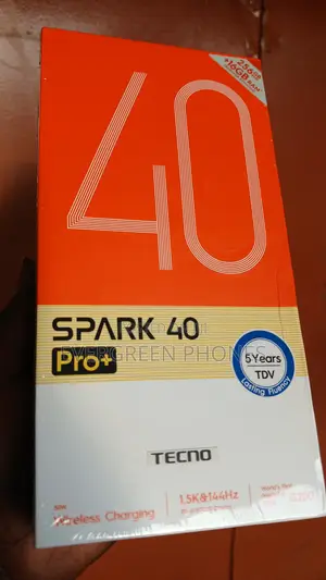 New Tecno Spark 40 Pro+ 256GB Black