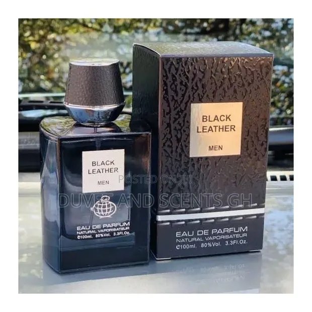 Fragrance World Black Leather Eau de Parfum for Men - 1