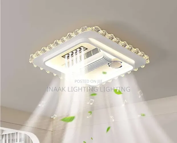 Square Fan Light with Music - 1
