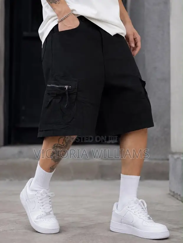 Men's Short Cargo Shorts - 1