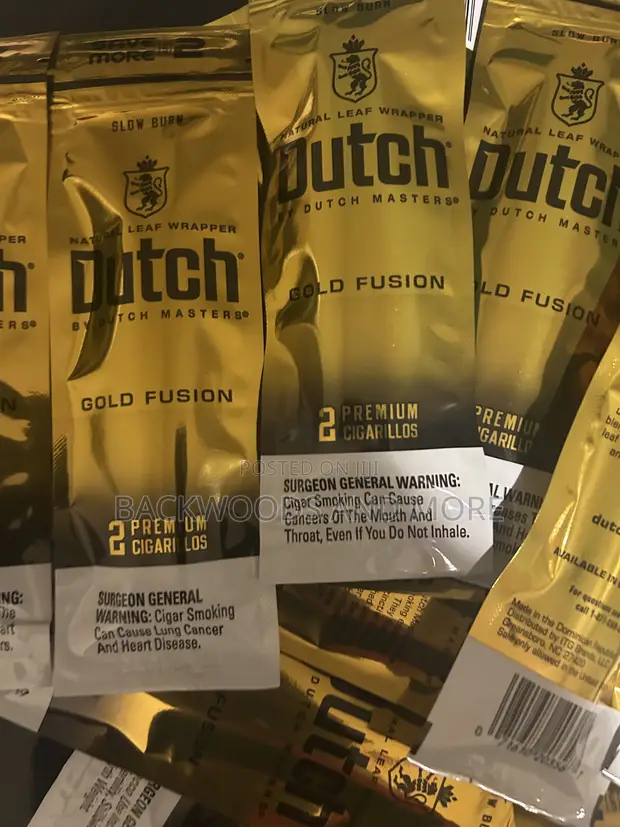 Dutch Masters Natural Leaf Wraps - 2 Premium Cigars - 1