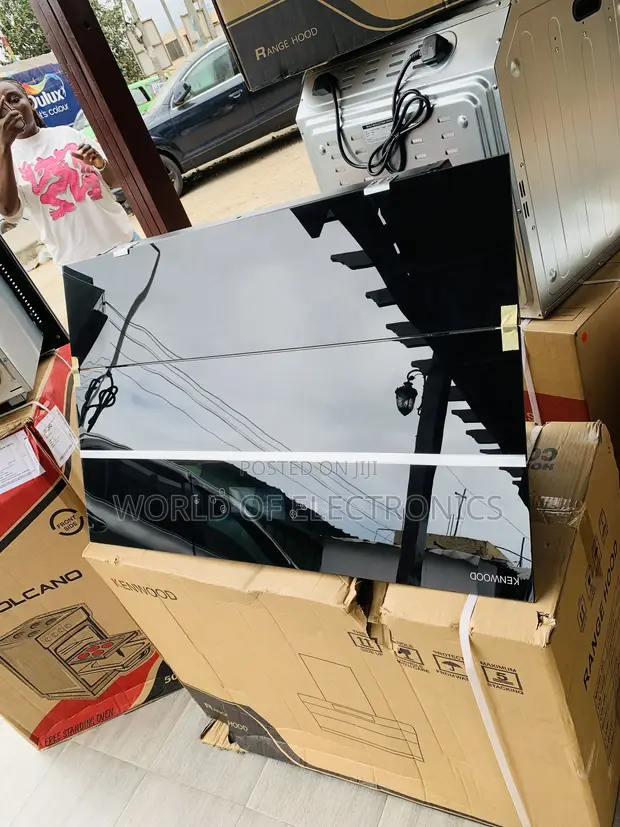 Brand New Kenwood 90cm Heat Extractor (Black Tempered Glass) - 1