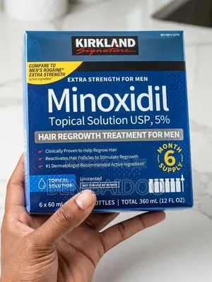 Kirkland Minoxidil 5% Hair Regrowth Solution - 6 Month Supply