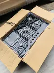 90cm 4+1 Burner Ceramic Gas Cooker Hob Built-In - 1