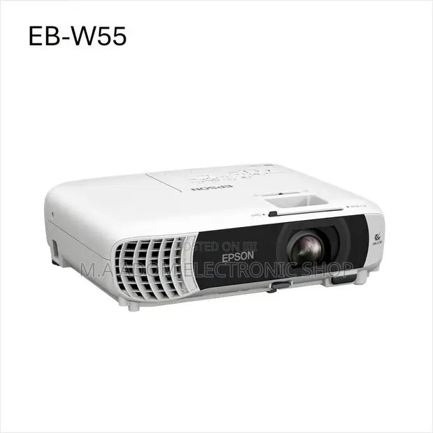Epson EB-W55 Bluetooth WiFi HD Projector - 4000 Lumens - 1