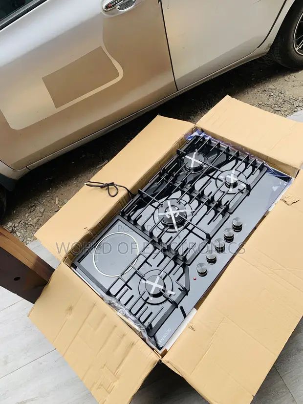 Brand New 90cm Kenwood 4+1 Ceramic Burner Gas Cooker Hob - 1