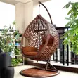 Hanging Rattan Egg Chair with Cushion - 2
