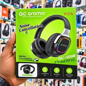 QC Aroma QC-609R Bluetooth 5.3 RGB Wireless Headphones