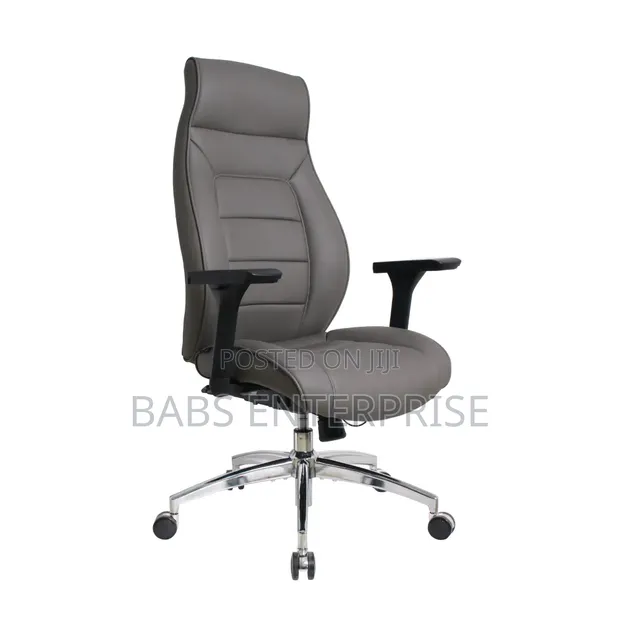 Eldo Leather Injected Foam 3D Armrest Chair - 1