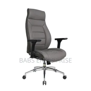 Eldo Leather Injected Foam 3D Armrest Chair