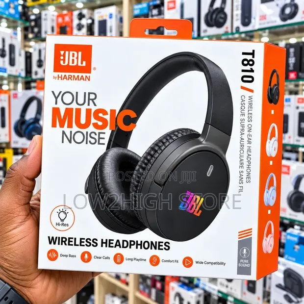 JBL T810 Wireless On-Ear Headphones - 1