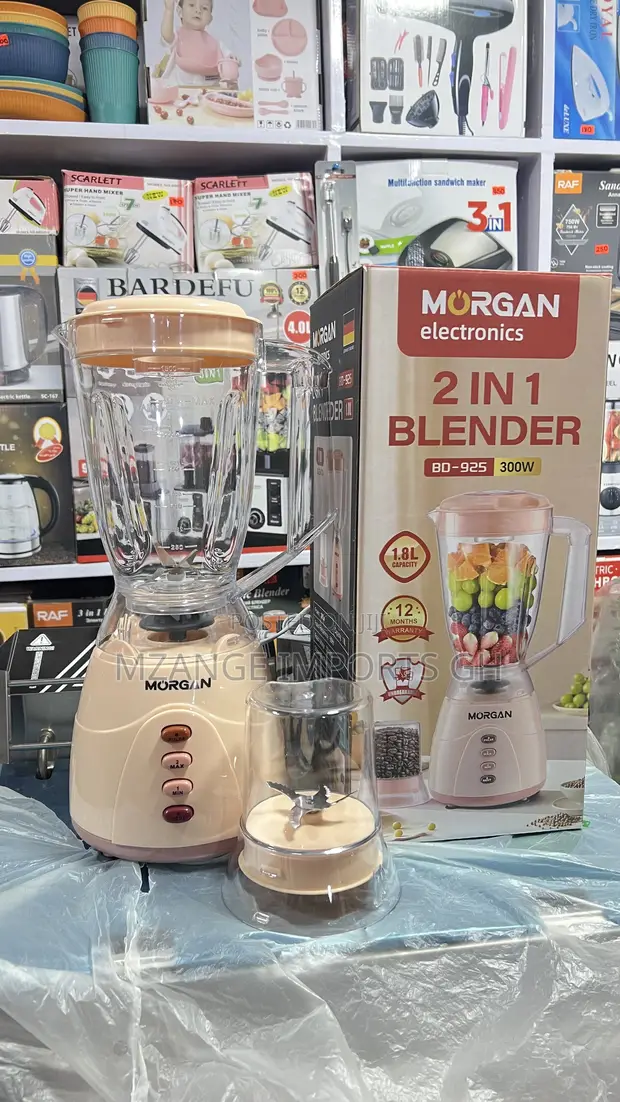 New Morgan 2-in-1 Blender with Grinder - 1