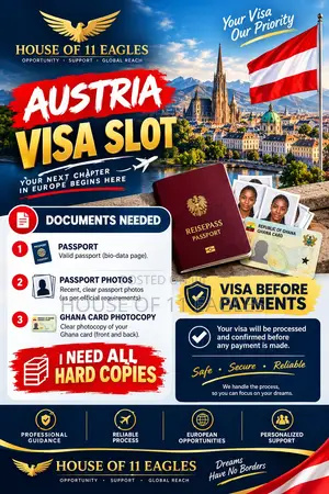 Austria Visit Visa - No Deposit Required