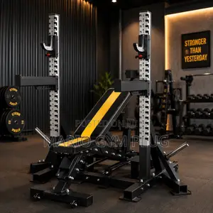 Spot On Commercial Adjustable Power Rack & Bench