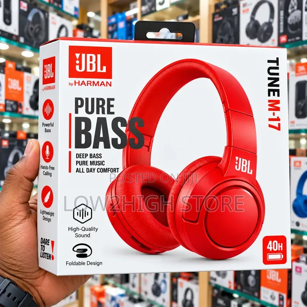 JBL Tune M-17 Wireless Over-Ear Headphones - 1