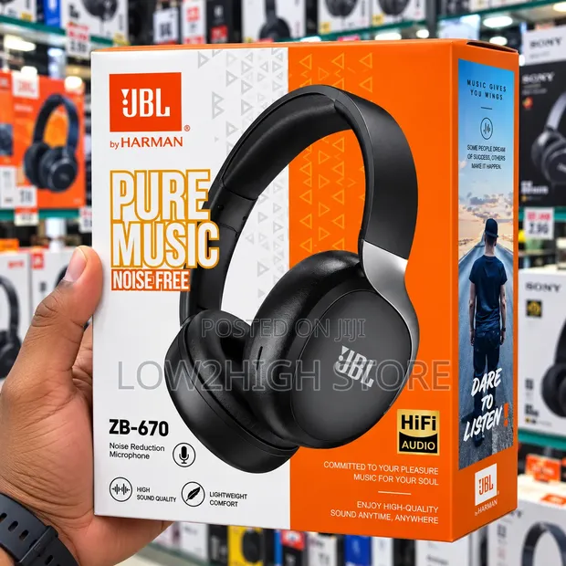 JBL ZB-670 Wireless Noise Reduction Headphones - 1