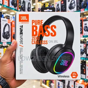 Wireless RGB Pure Bass Over-Ear Headphones