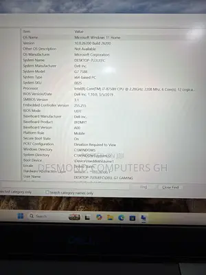 Dell G7 15 7588 Laptop - Intel Core i7, 16GB RAM, 1.5TB Storage