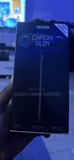 New Tecno Camon Slim 256GB Black