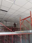 Church Auditorium Acoustic Tiles Ceiling Installation - 2