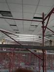Church Auditorium Acoustic Tiles Ceiling Installation - 3