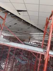 Church Auditorium Acoustic Tiles Ceiling Installation - 4