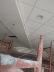 Church Auditorium Acoustic Tiles Ceiling Installation - 5