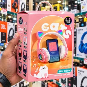 Cats SNK-B39M RGB Wireless Cat Ear Headphones