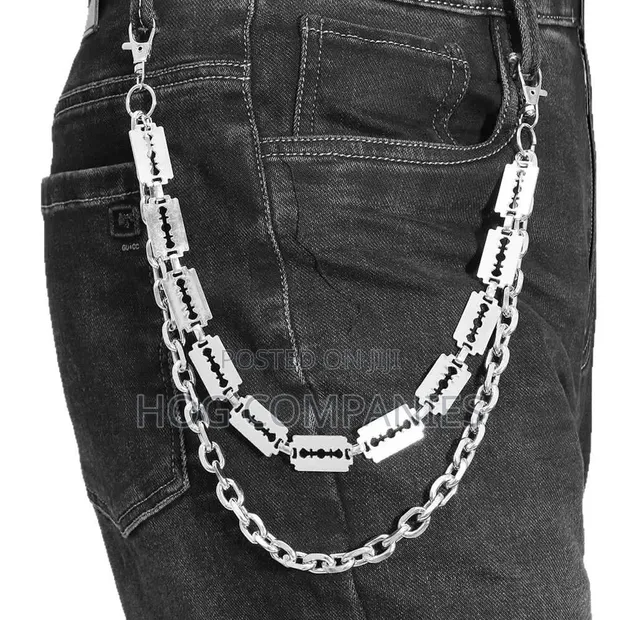 Multi-Layer Stainless Steel Pocket Jeans Chain - 1