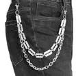 Multi-Layer Stainless Steel Pocket Jeans Chain - 1